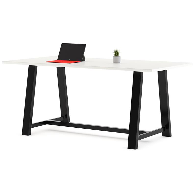 KFI Midtown 3 x 7 FT Conference Table - Designer White - Standard Height