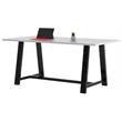 KFI Midtown 3 x 7 FT Conference Table - Fashion Grey - Standard Height