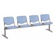 KFI KOOL 4 Seat Reception Bench - Peri Blue Seats & Backs