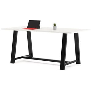 KFI Midtown 3.5 x 7 FT Conference Table - White - Standard Height