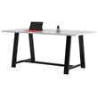 KFI Midtown 3.5 x 7 FT Conference Table - Fashion Grey - Standard Height