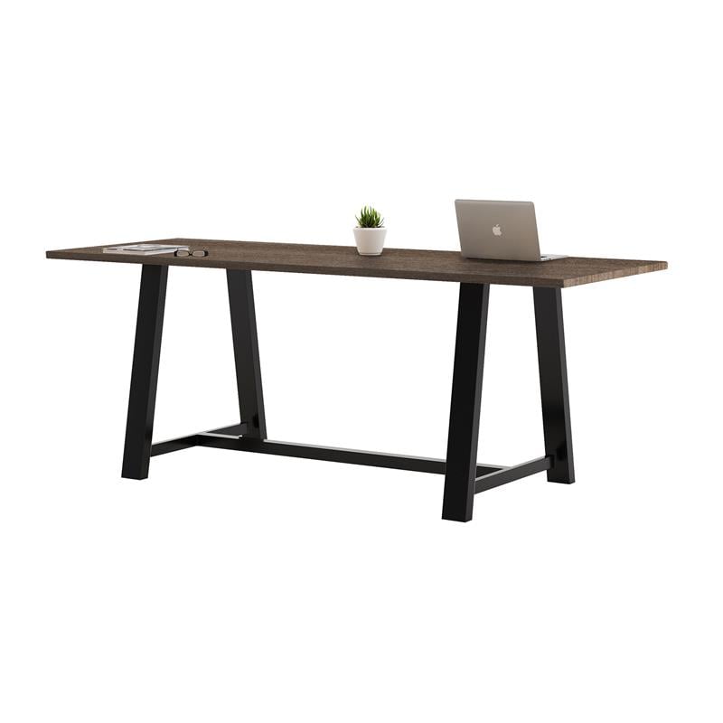 KFI Midtown 3.5 x 8 FT Conference Table - Studio Teak - Standard Height