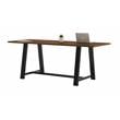 KFI Midtown 3.5 x 8 FT Conference Table - Walnut - Standard Height
