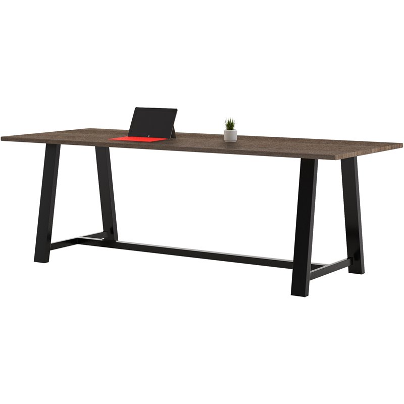 KFI Midtown 3.5 x 9 FT Conference Table - Studio Teak - Standard Height