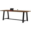KFI Midtown 3.5 x 9 FT Conference Table - Walnut - Standard Height