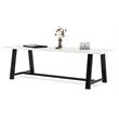 KFI Midtown 3.5 x 9 FT Conference Table - White - Standard Height