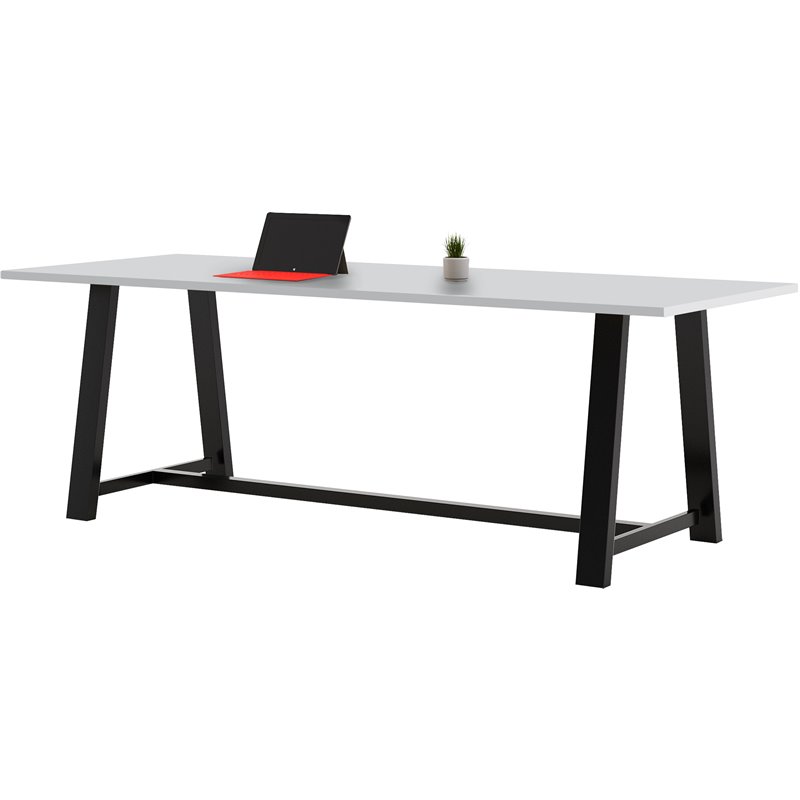 KFI Midtown 3.5 x 9 FT Conference Table - Fashion Grey - Standard Height