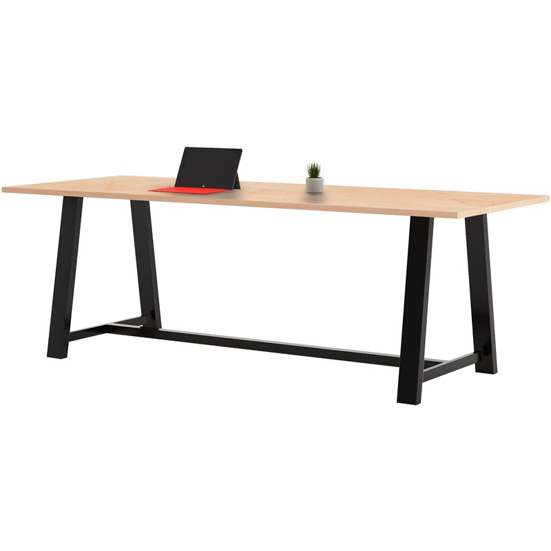 KFI Midtown 3.5 x 10 FT Conference Table - Maple - Standard Height
