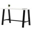KFI Midtown 3 x 6 FT Conference Table - Designer White - Bistro Height