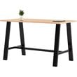 KFI Midtown 3.5 x 6 FT Conference Table - Maple - Bistro Height
