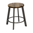 KFI Metro 18in H Stool - Natural Wood Seat