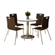 KFI JIVE Series Bentwood Laminate Cafe Chair - Espresso Finish