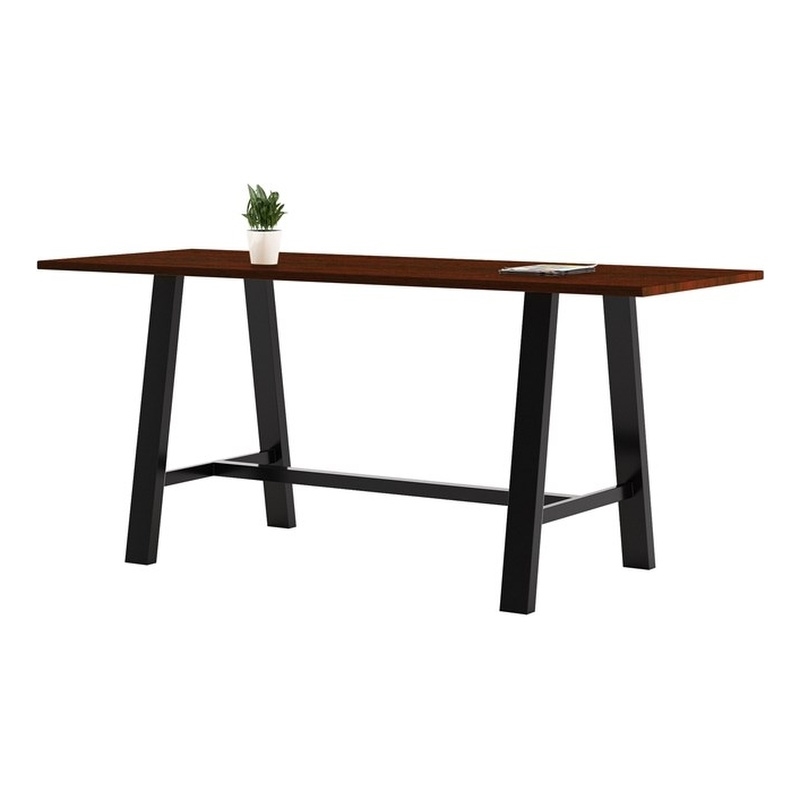 KFI Midtown 3 x 7 FT Conference Table - Mahogany - Bistro Height