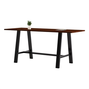 KFI Midtown 3 x 7 FT Conference Table - Mahogany - Bistro Height