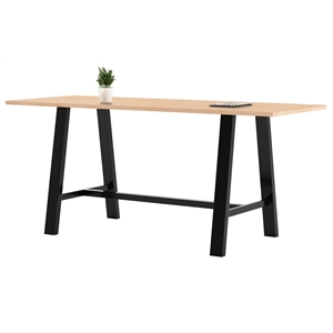 KFI Midtown 3.5 x 7 FT Conference Table - Maple - Bistro Height