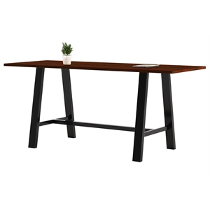 KFI Midtown 3.5 x 7 FT Conference Table - Mahogany - Bistro Height