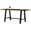 KFI Midtown 3.5 x 7 FT Conference Table - Mahogany - Bistro Height