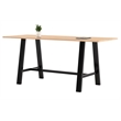 KFI Midtown 3 x 8 FT Conference Table - Maple - Bistro Height