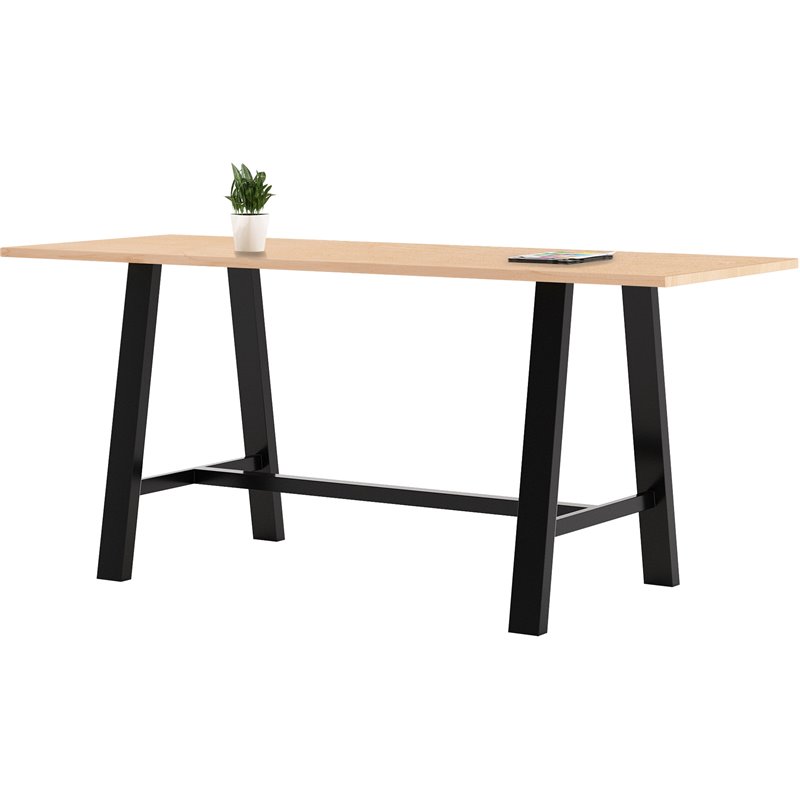 KFI Midtown 3.5 x 8 FT Conference Table - Maple - Bistro Height