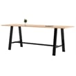 KFI Midtown 3.5 x 10 FT Conference Table - Maple - Bistro Height