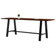 KFI Midtown 3.5 x 10 FT Conference Table - Mahogany - Bistro Height