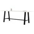 KFI Midtown 3.5 x 10 FT Conference Table - White - Bistro Height
