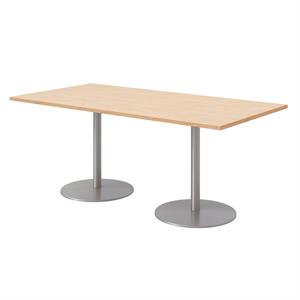 36 x 72&quot Table - Maple Top - Silver Base