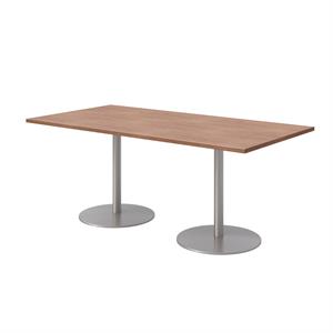 36 x 72&quot Table - River Cherry Top - Silver Base