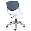 KFI KOOL Computer Chair - Navy Back - White Seat