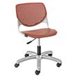 KFI KOOL Computer Chair - Red Coral Plastic