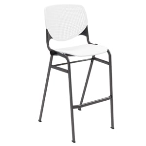 KFI KOOL Stack Barstool - White