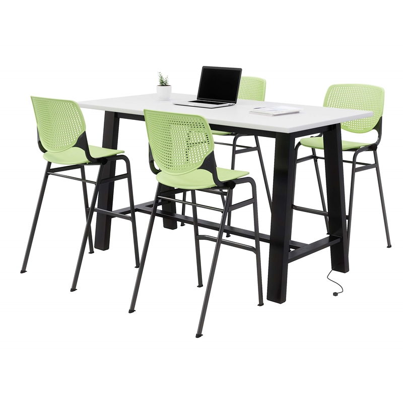 KFI KOOL Stack Barstool - Lime Green