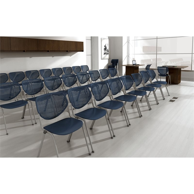 KFI KOOL Stack Chair - Navy