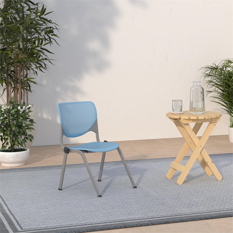 KFI KOOL Stack Chair - Sky Blue