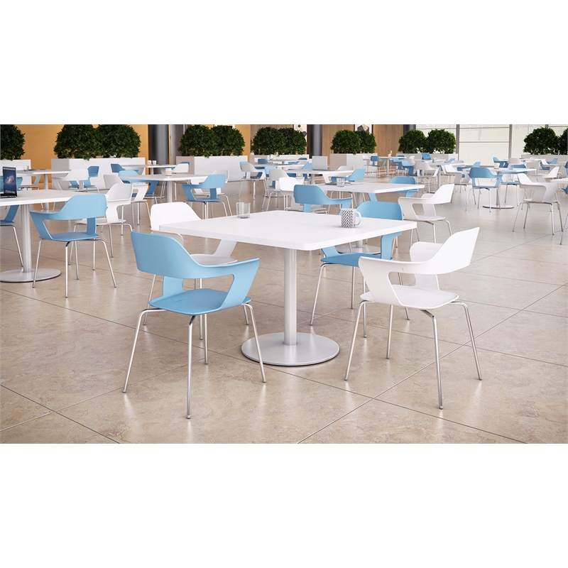 KFI Julep Stack Chair with Flex Shell - Red