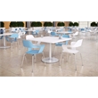 KFI Julep Stack Chair with Flex Shell - Red