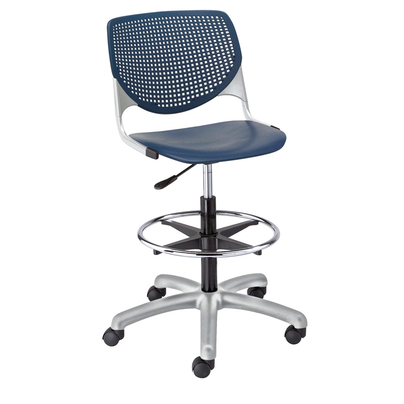 KFI KOOL Drafting Stool - Navy