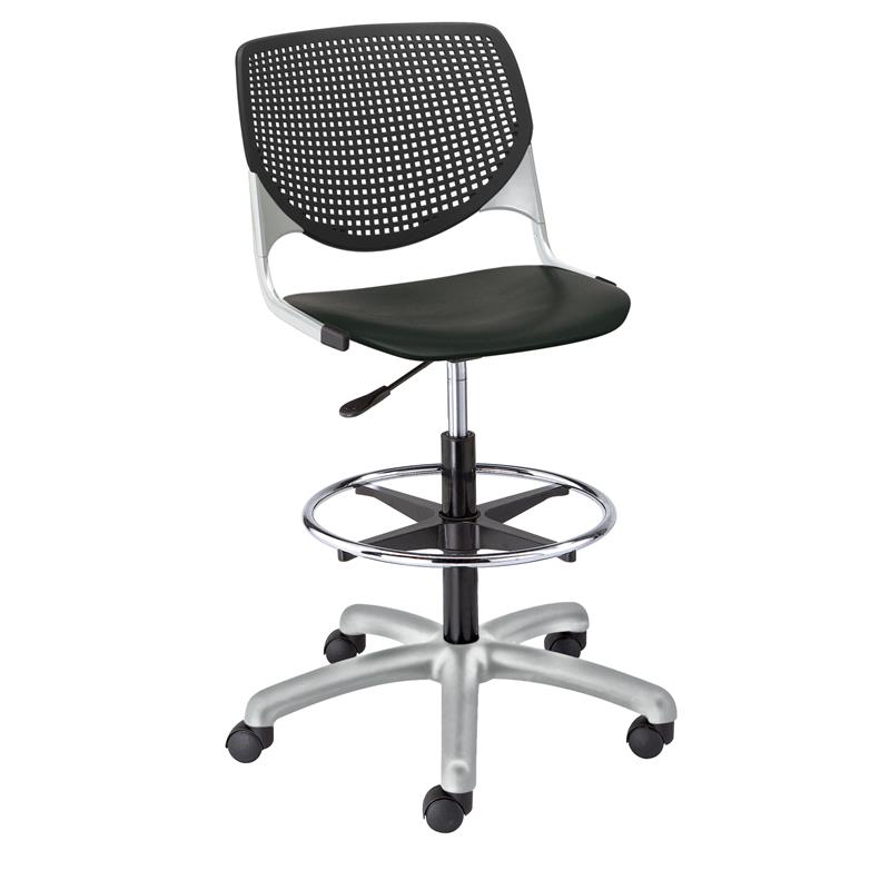 KFI KOOL Drafting Stool - Black