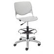 KFI Studios Plastic  KOOL Drafting Stool - Light Grey