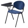 KFI Polypropylene Stacking School Chair - Right Writing Tablet - Navy