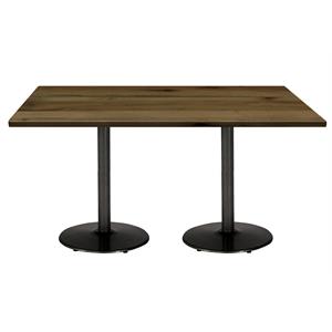 KFI Urban Loft 36&quot x 72&quot Conference Table - Natural - Black Base - Standard