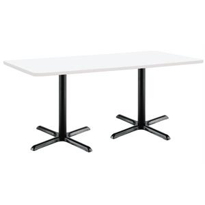 KFI Mode 36&quot x 72&quot Conference Table - White - Black X Base - Standard Height