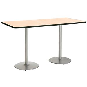 KFI Mode 36&quot x 84&quot Conference Table - Natural -  Bistro Height