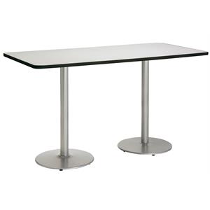 KFI Mode 36&quot x 84&quot Conference Table - Linen -  Bistro Height