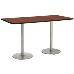KFI Mode 36&quot x 84&quot Conference Table - Mahogany -  Bistro Height