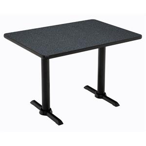 KFI Mode 30&quot x 60&quot Conference Table - Graphite - Black T Base - Standard Height