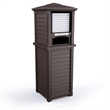 Mayne Lakeland Traditional Plastic Towel Valet Storage in Espresso