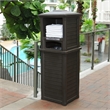 Mayne Lakeland Traditional Plastic Towel Valet Storage in Espresso