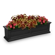 Mayne Fairfield 4ft Traditional Plastic Window Box in Black