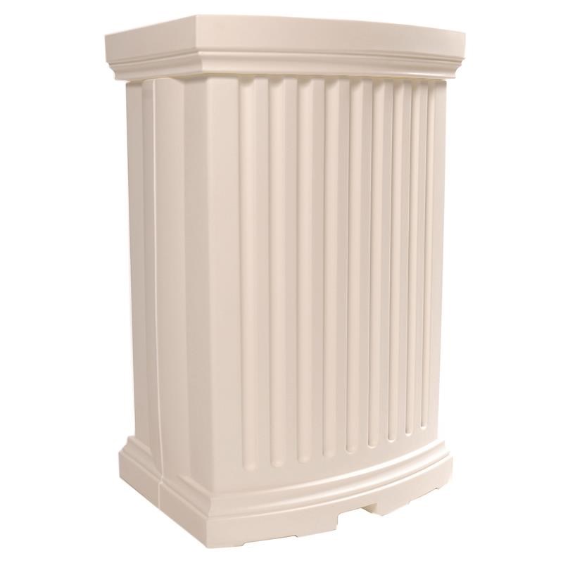 Mayne Madison Weatherproof Traditional Plastic Rain Catcher in White